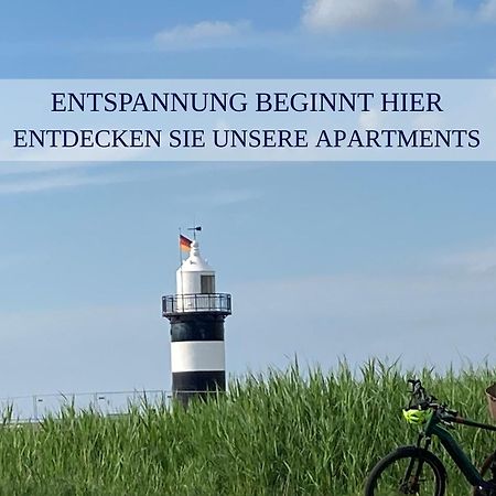 Haus Krabbe Apartments, Zentral Gelegen Im Idyllischen Nordseeort Zwischen Bremerhaven Und Cuxhaven, Hunde Kostenfrei Willkommen, Hauseigene Kostenfreie Parkplaetze 뢰멘 외부 사진